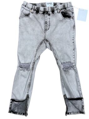 One Teaspoon Harley Killers Jeans Size 28, Harem Style Cropped Length Jeans